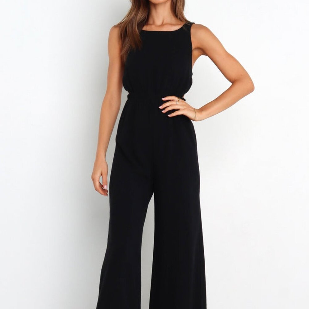 NWT Petal & Pup Eddie Black Jumpsuit Size 6
